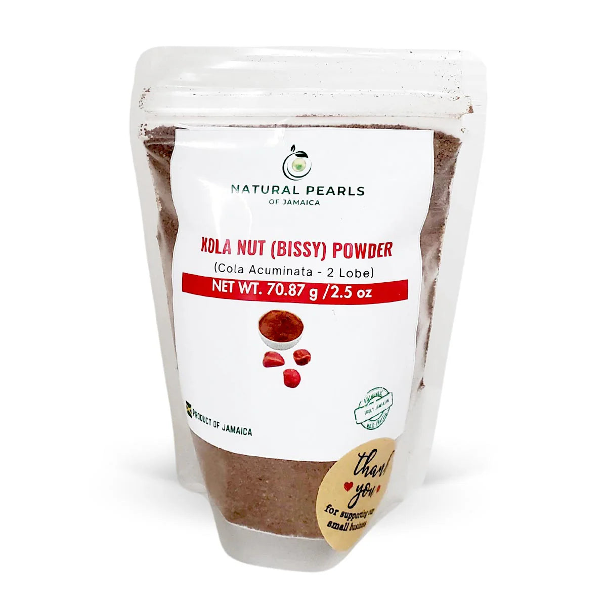 Natural Pearls of Jamaica Jamaican Kola Nut/Bissy Powder, 2.5oz